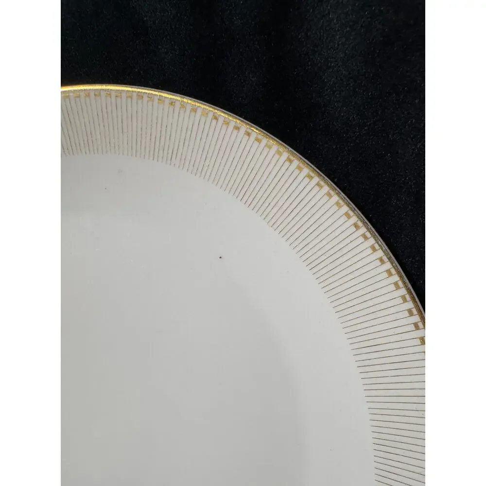 Arzberg Set of 6 Gold trim Dinner Plates